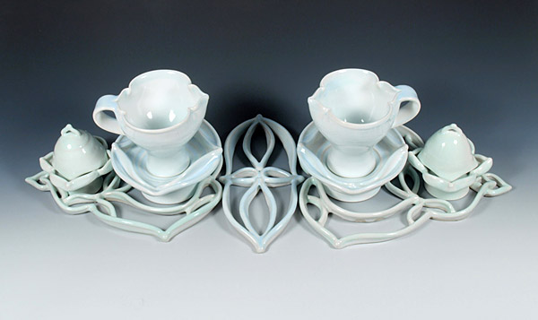 Double Saucer Cup and Dome Setting for Two, 2011